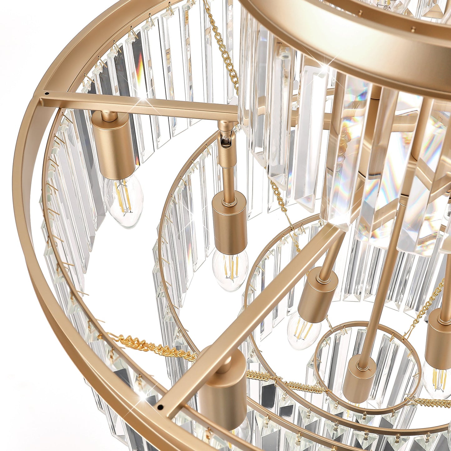 Golden Luxury Crystal Chandelier/Pendant