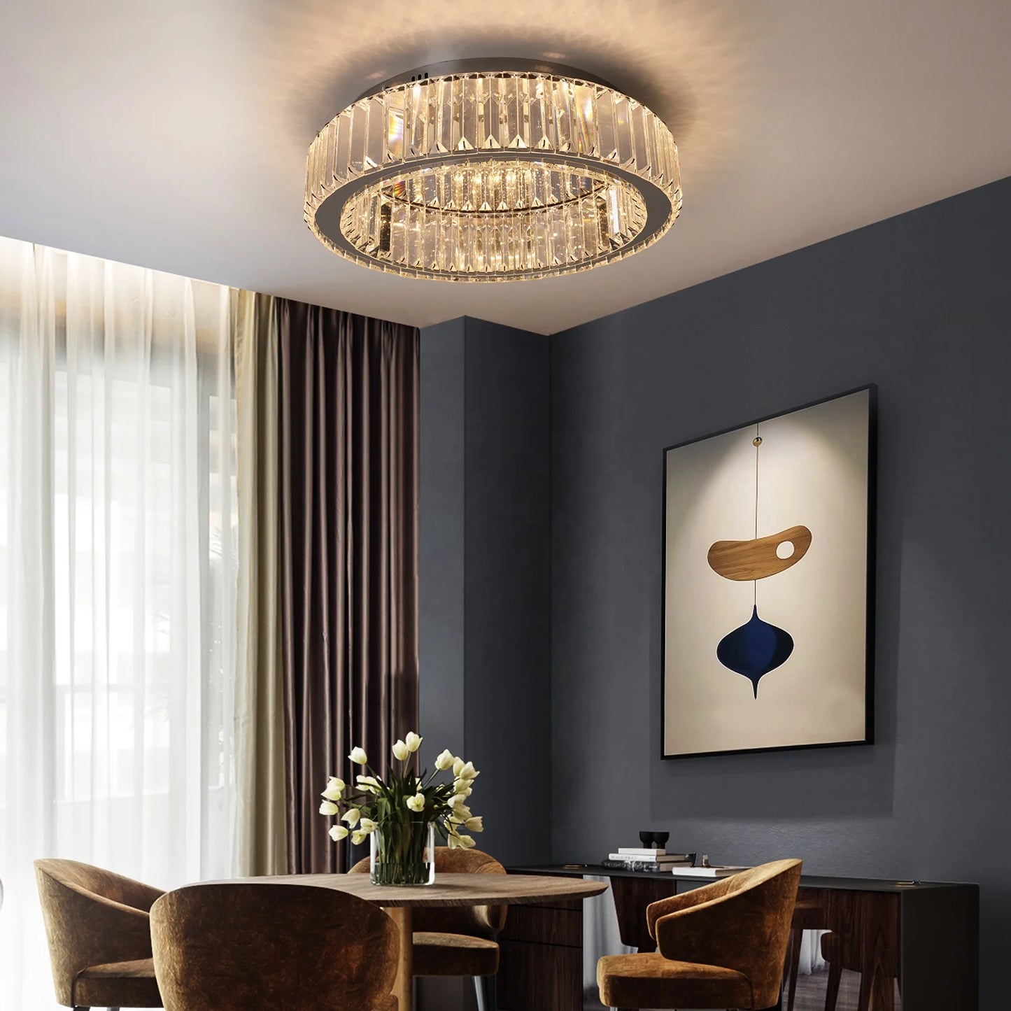 Crystal Ceiling Flush Mount
