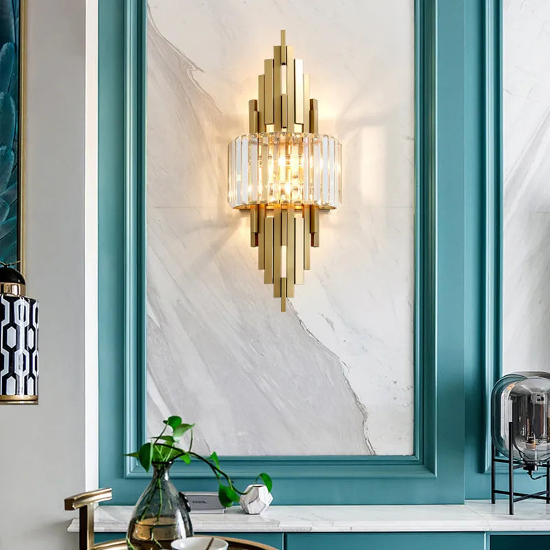 Modern Luxury Crystal Wall Lamp