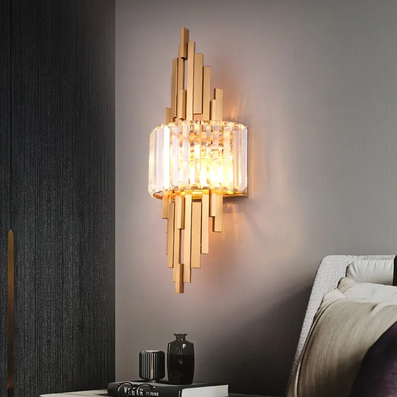 Modern Luxury Crystal Wall Lamp