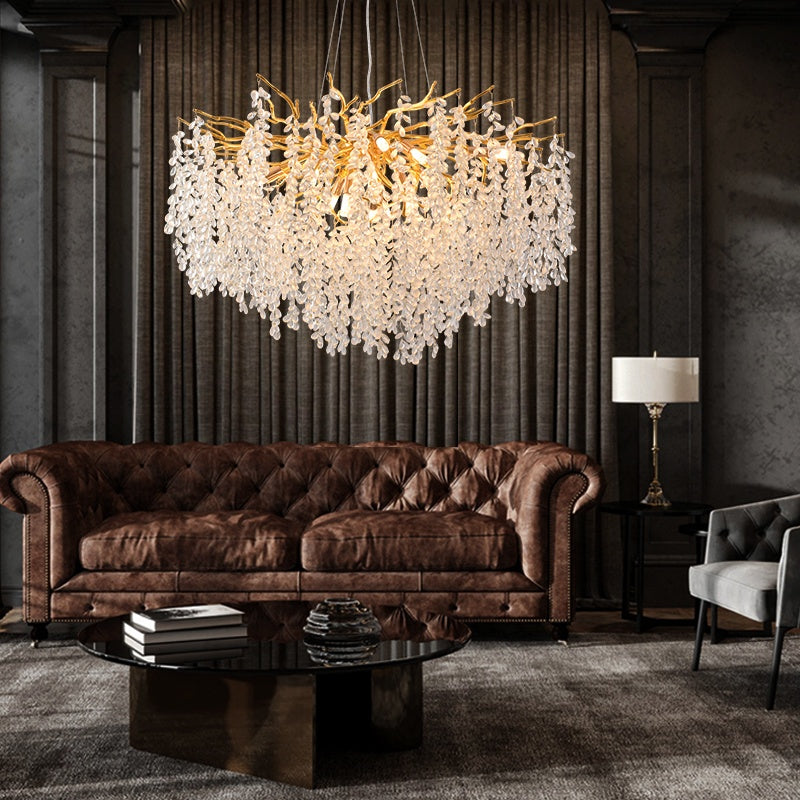 Luxury Modern Gold Chandelier