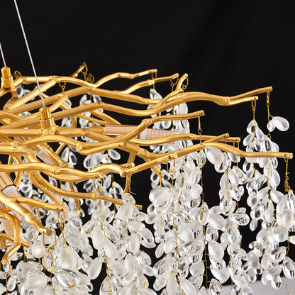 Luxury Modern Gold Chandelier