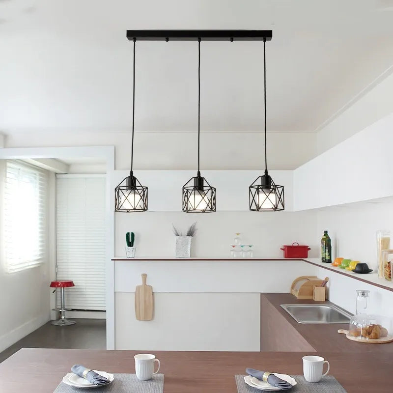 American Rustic Industrial Pendant Light