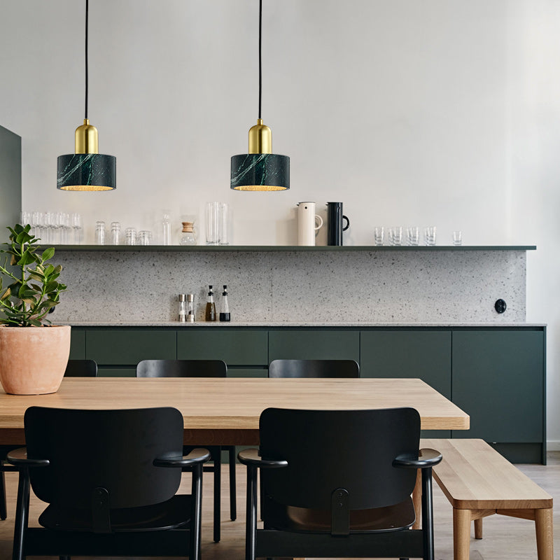 Nordic Marble Luxury Brass Pendant