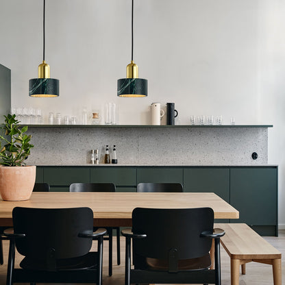 Nordic Marble Luxury Brass Pendant