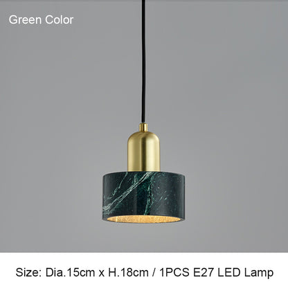 Nordic Marble Luxury Brass Pendant