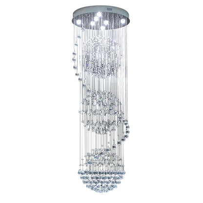 Nordic Modern Water Droplet Staircase Chandelier