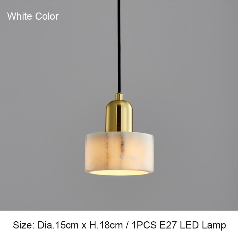Nordic Marble Luxury Brass Pendant