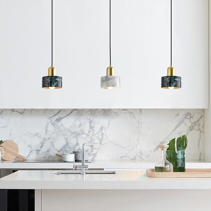 Nordic Marble Luxury Brass Pendant