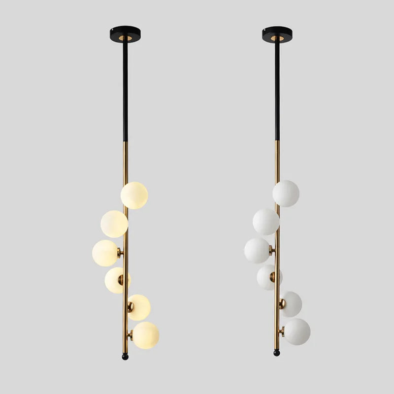 Nordic Minimalism Glass Ball Pendant Light