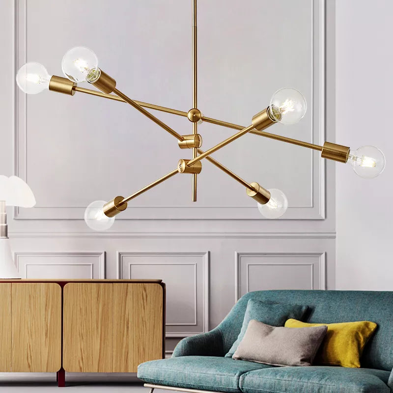 Classic Rotatable Sputnik Ceiling Light