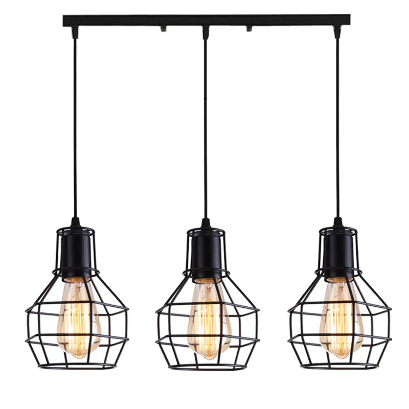 American Rustic Industrial Pendant Light