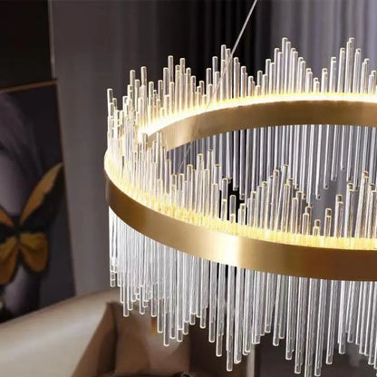 Modern Luxury Glass LED Chandelier