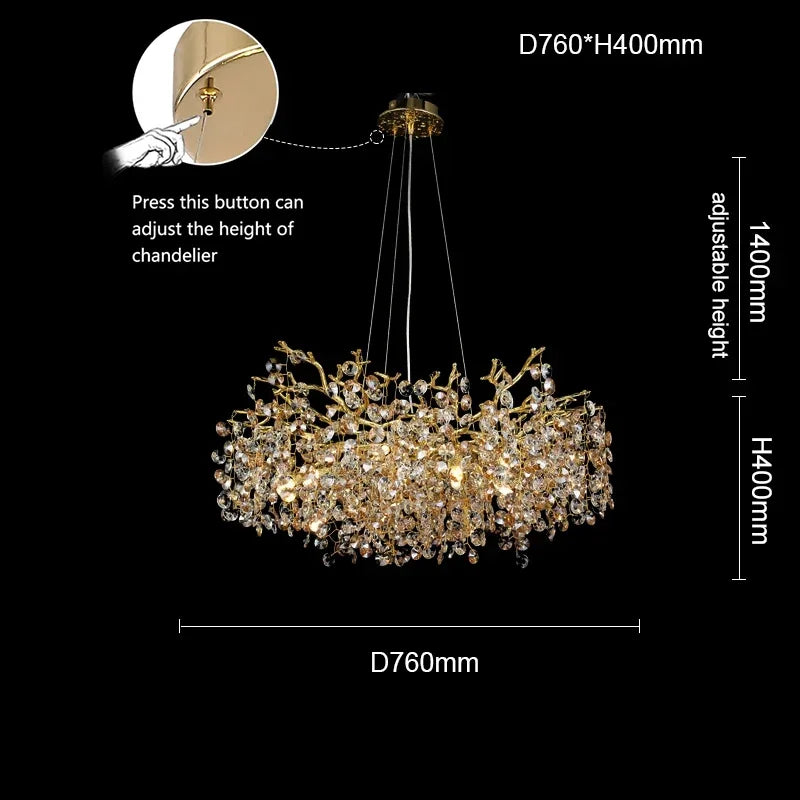 Luxury Crystal Chandelier Light