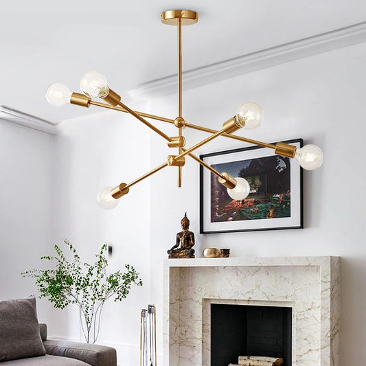 Classic Rotatable Sputnik Ceiling Light
