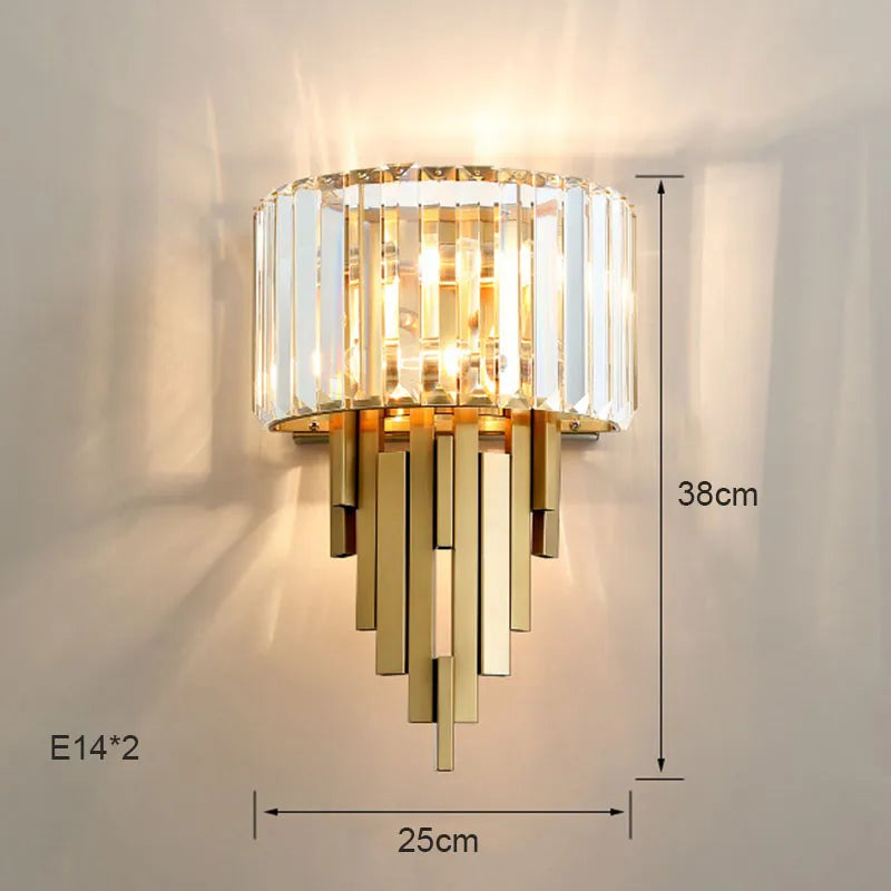 Modern Luxury Crystal Wall Lamp