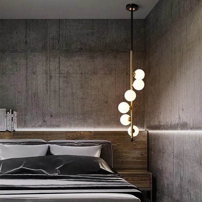 Nordic Minimalism Glass Ball Pendant Light