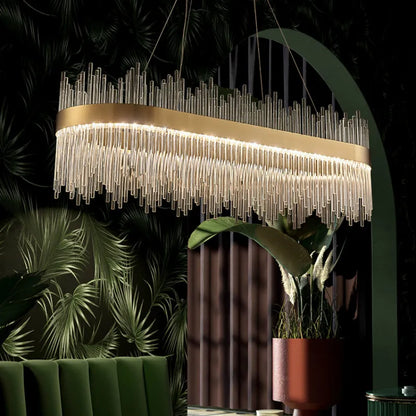 Modern Luxury Glass LED Chandelier