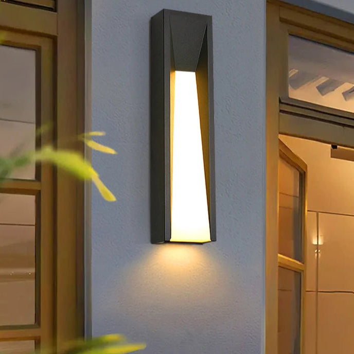 Black Stylish Outdoor Wall Lamp LED