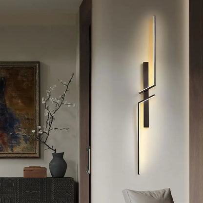 Modern Nordic Black/Gold LED Wall Lights