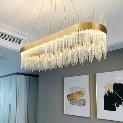 Modern Luxury Glass LED Chandelier