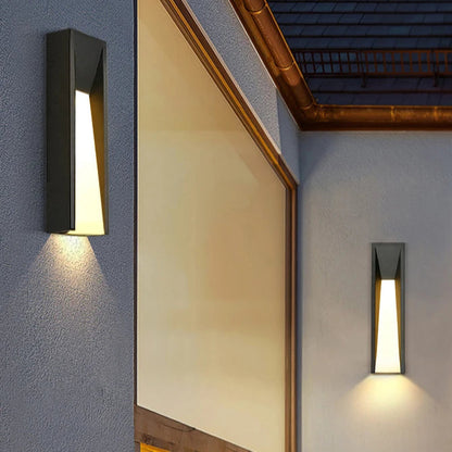 Black Stylish Outdoor Wall Lamp LED
