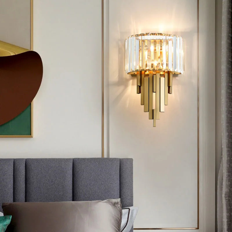 Modern Luxury Crystal Wall Lamp