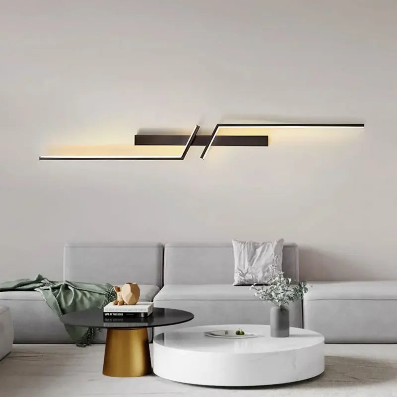 Modern Nordic Black/Gold LED Wall Lights
