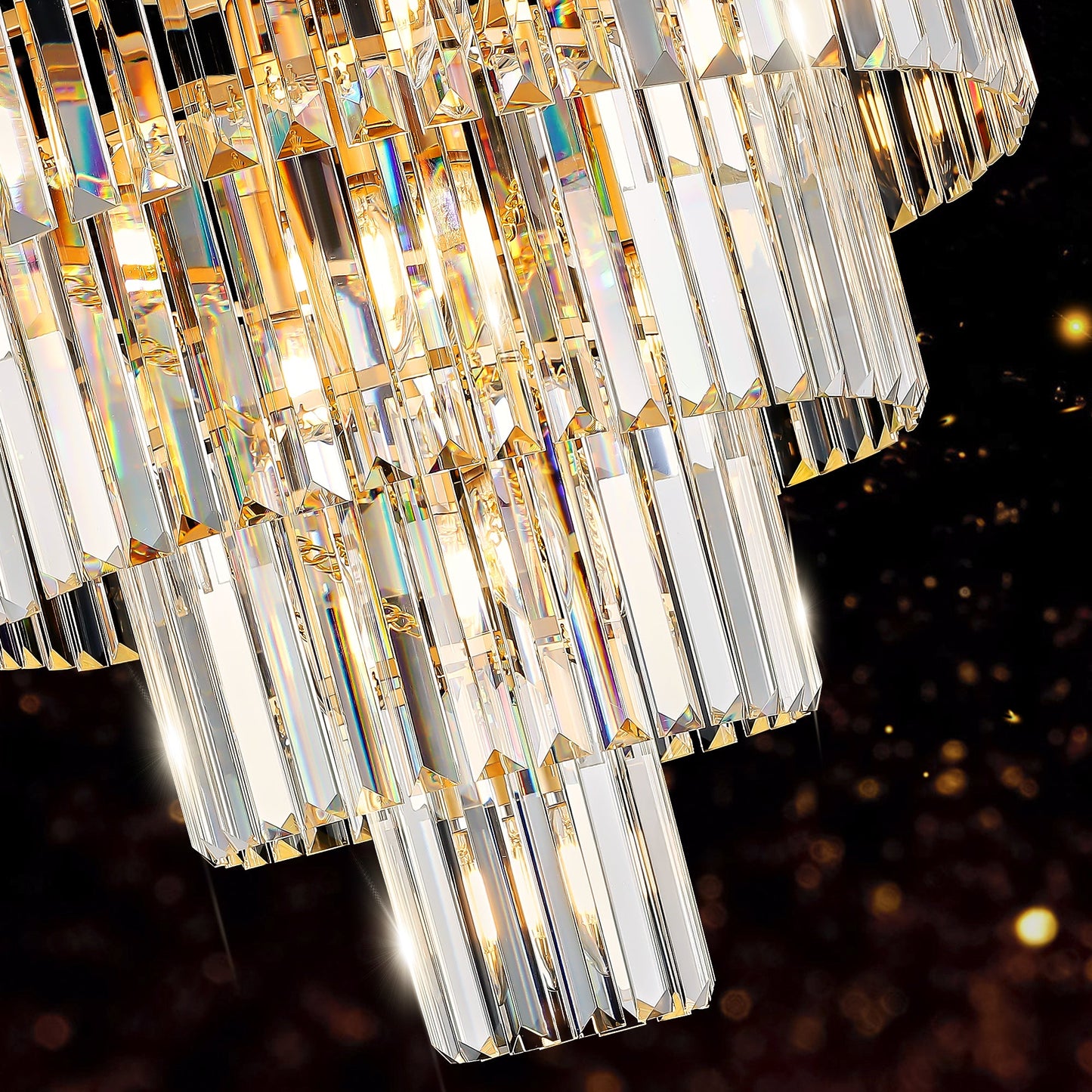 Golden Luxury Crystal Chandelier/Pendant
